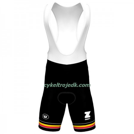 Bib Cykelshorts 2023 Fenix-Deceuninck Belgisk Mesterskab Gul Rød Sort